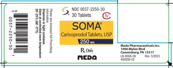 Soma 250mg Tablets
