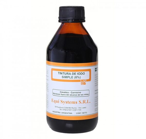 TINTURA DE IODO DOBLE 12% – Equisystems – 1000ml